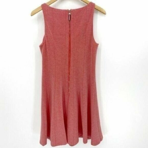 Tommy Hilfiger Womens Red Textured Fit & Flare 8 Knee Length Tank Dress NWT - Picture 7 of 10
